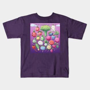 No Farmers No Food with vegetable Kids T-Shirt